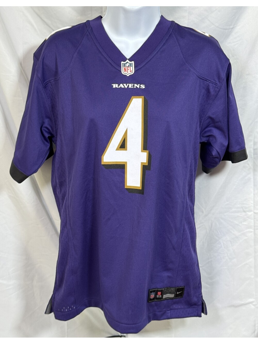 Nike Zay Flowers #4 Baltimore Ravens Game Jersey Youth Large 14/16 NWT NEW